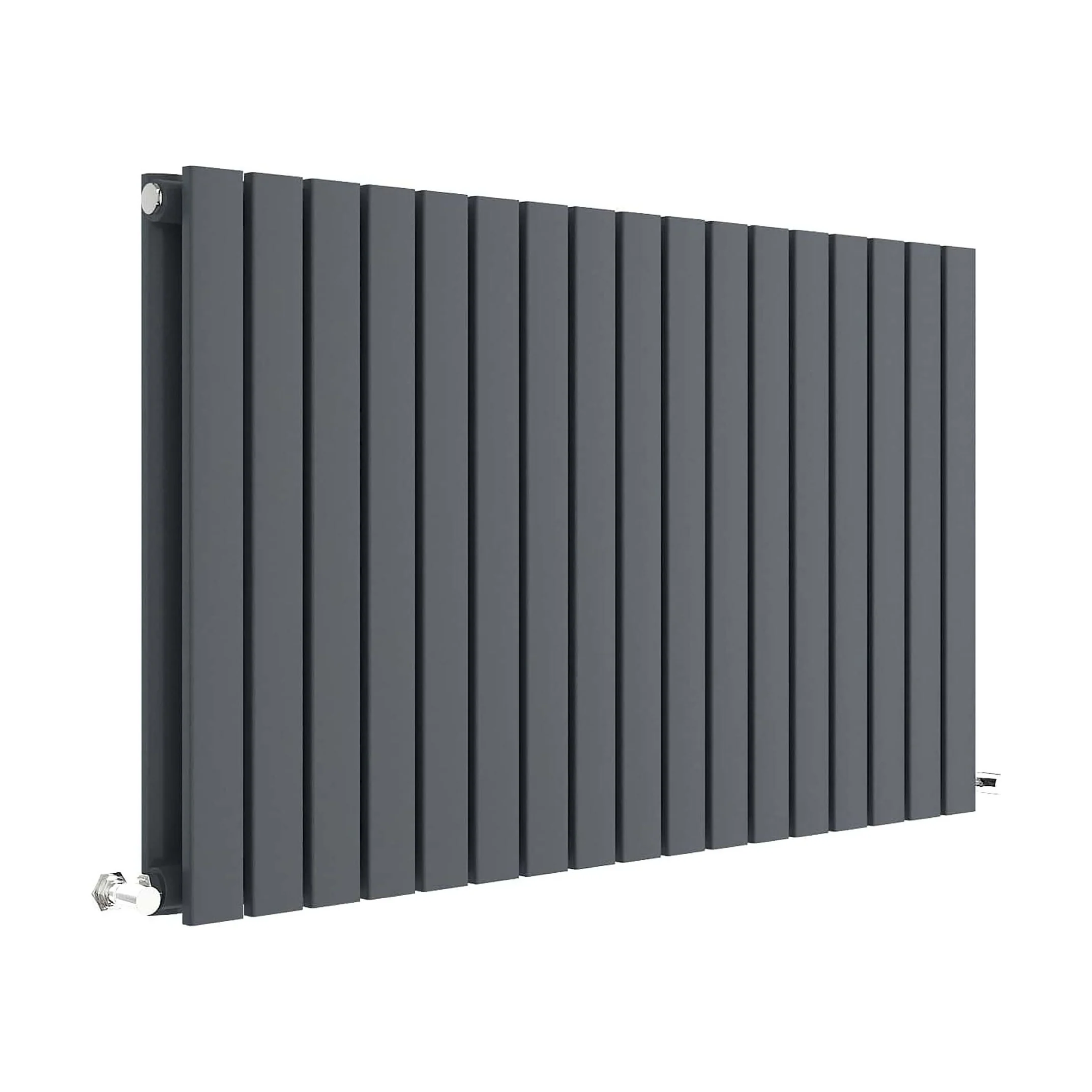 Edingale Contemporary Square Horizontal Double Panel Radiator - Choice of Size and Colour - Image 3
