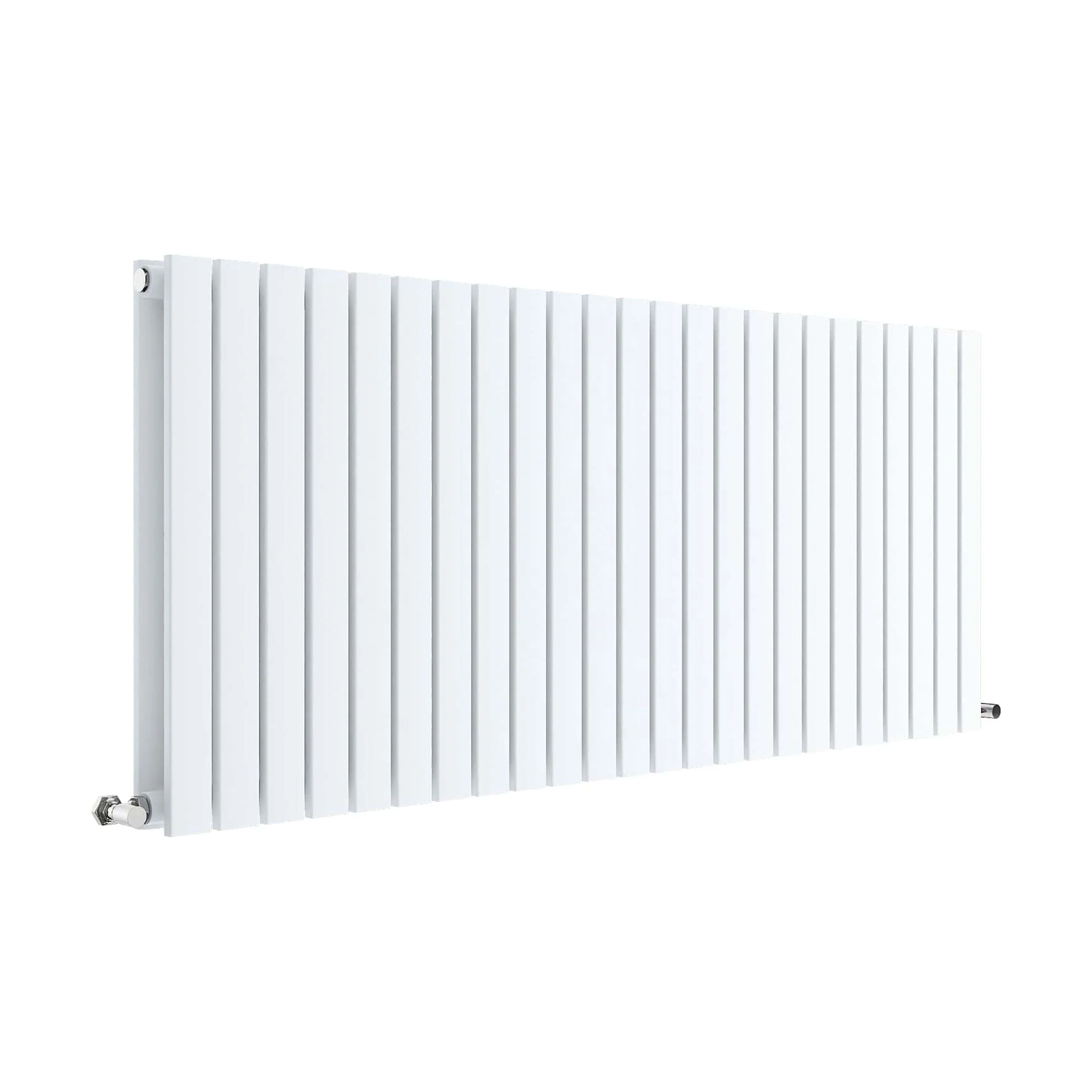 Edingale Contemporary Square Horizontal Double Panel Radiator - Choice of Size and Colour - Image 9