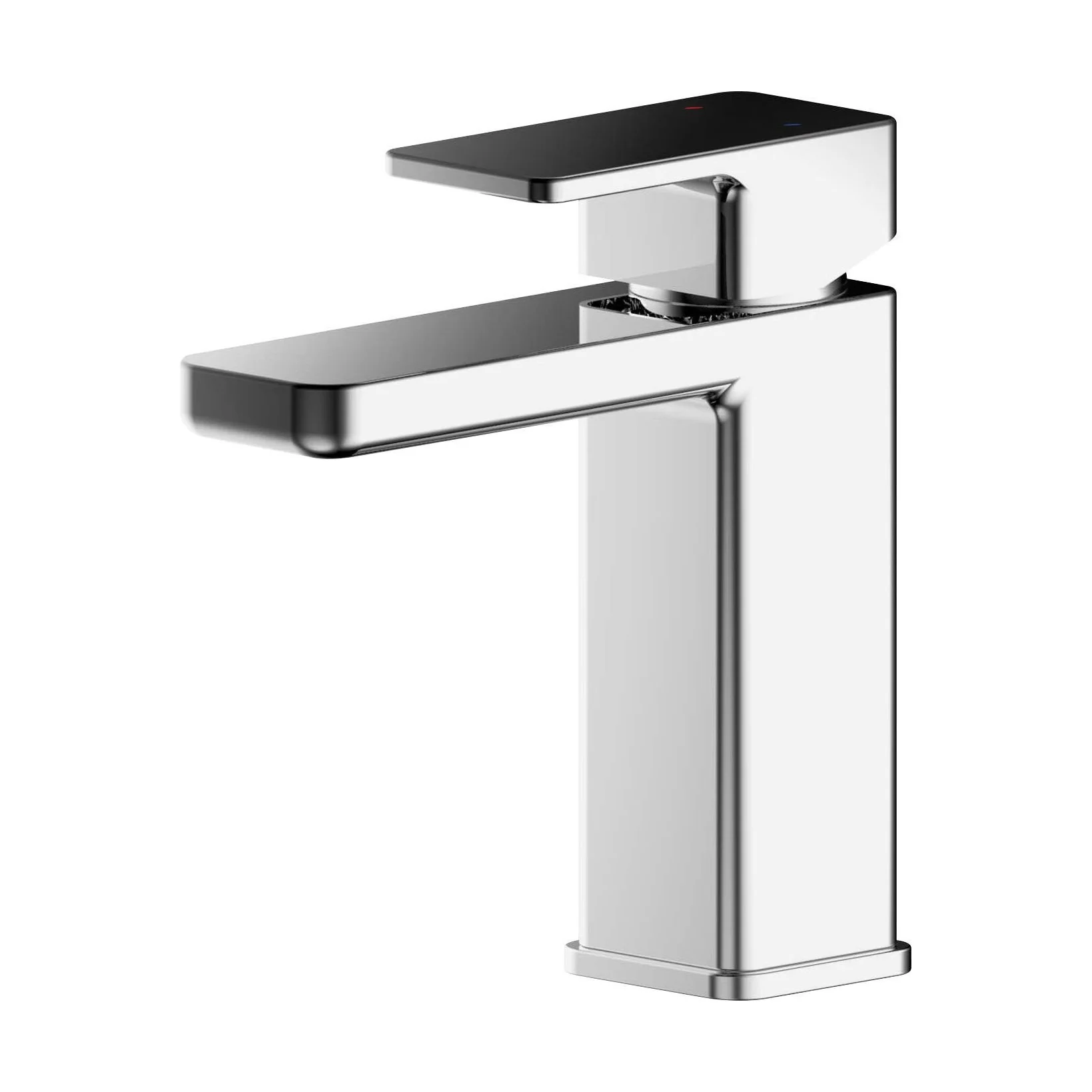 Swinscoe Square Mono Basin Mixer Tap with Push Button Waste – Choice of Finish - Image 22