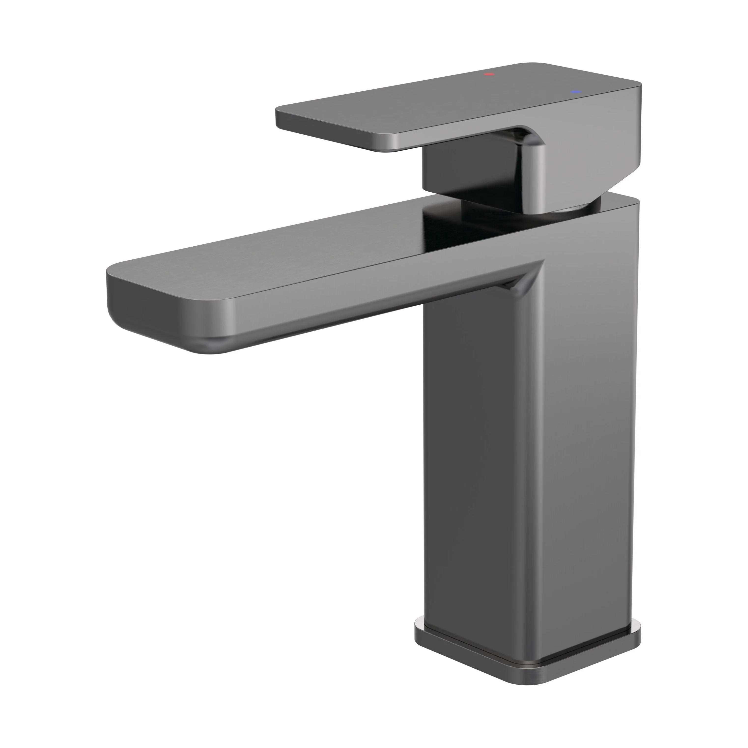 Swinscoe Square Mono Basin Mixer Tap with Push Button Waste – Choice of Finish - Image 24