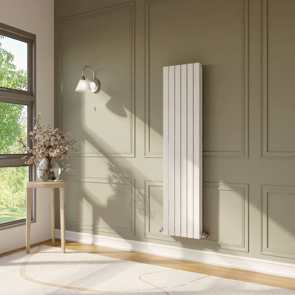 Edingale Modern Square Vertical Double Panel Radiator - Choice of Size and Colour - Image 16