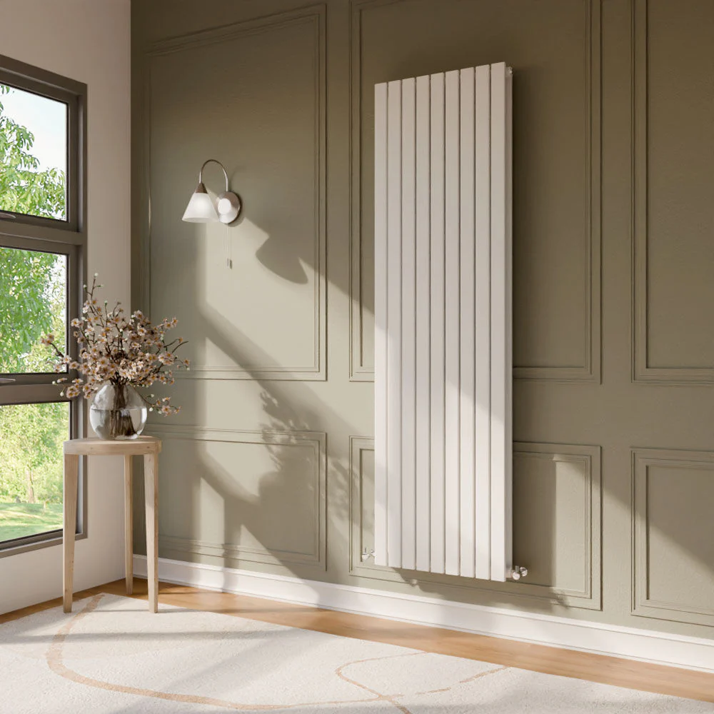 Edingale Modern Square Vertical Double Panel Radiator - Choice of Size and Colour - Image 18