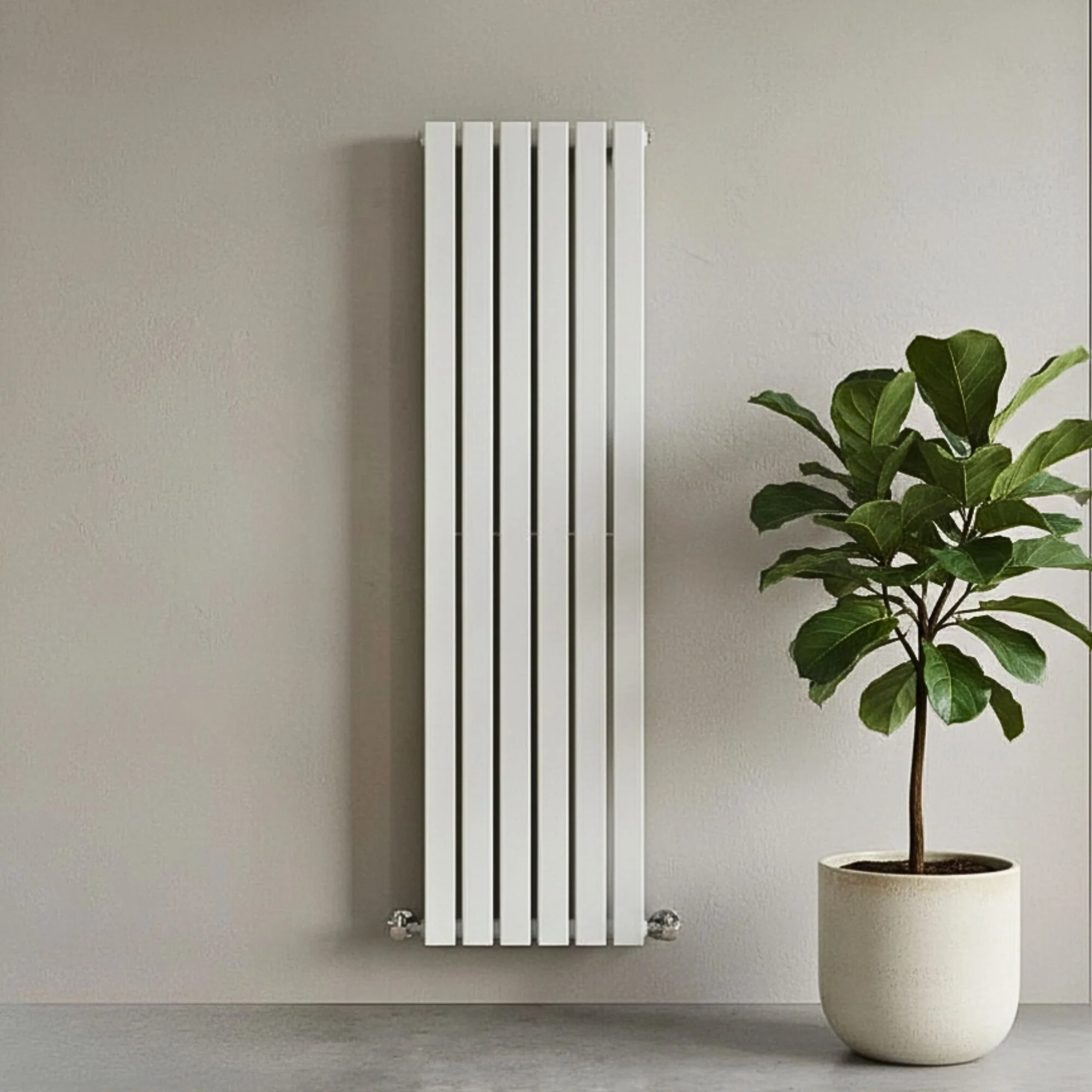 Edingale Modern Square Vertical Double Panel Radiator - Choice of Size and Colour - Image 4