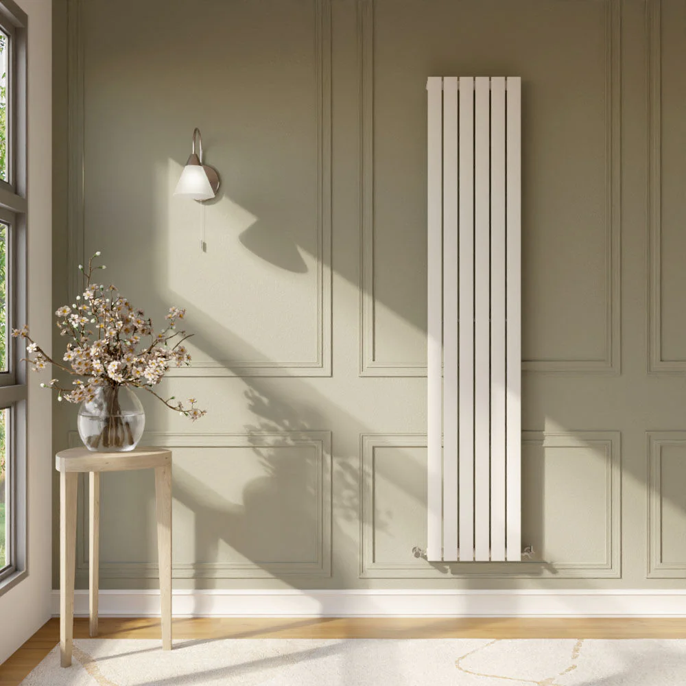 Edingale Vertical Single Panel Radiator, Square Design - Choice of Size and Colour - Image 8