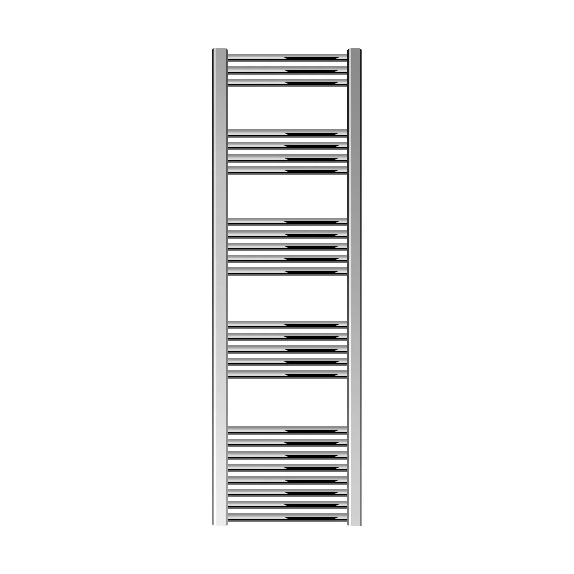 Yarnfield Straight Heated Rail Dual Fuel Towel Warmer, 400mm - Choice of Size and Colour - Image 16