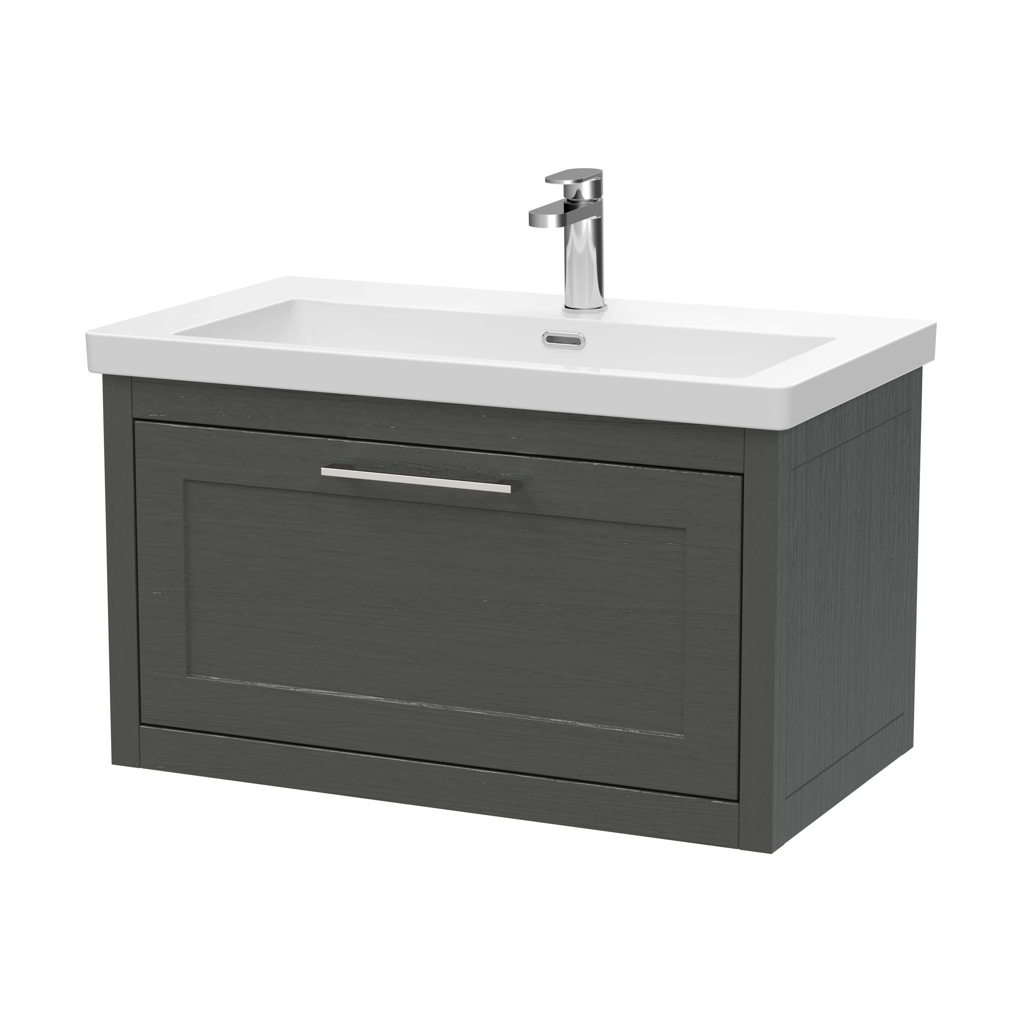 Blithbury Traditional Bathroom Wall Hung Vanity with Modern Fireclay Basin Unit - Choice of Size, Colour and Basin Type - Image 53