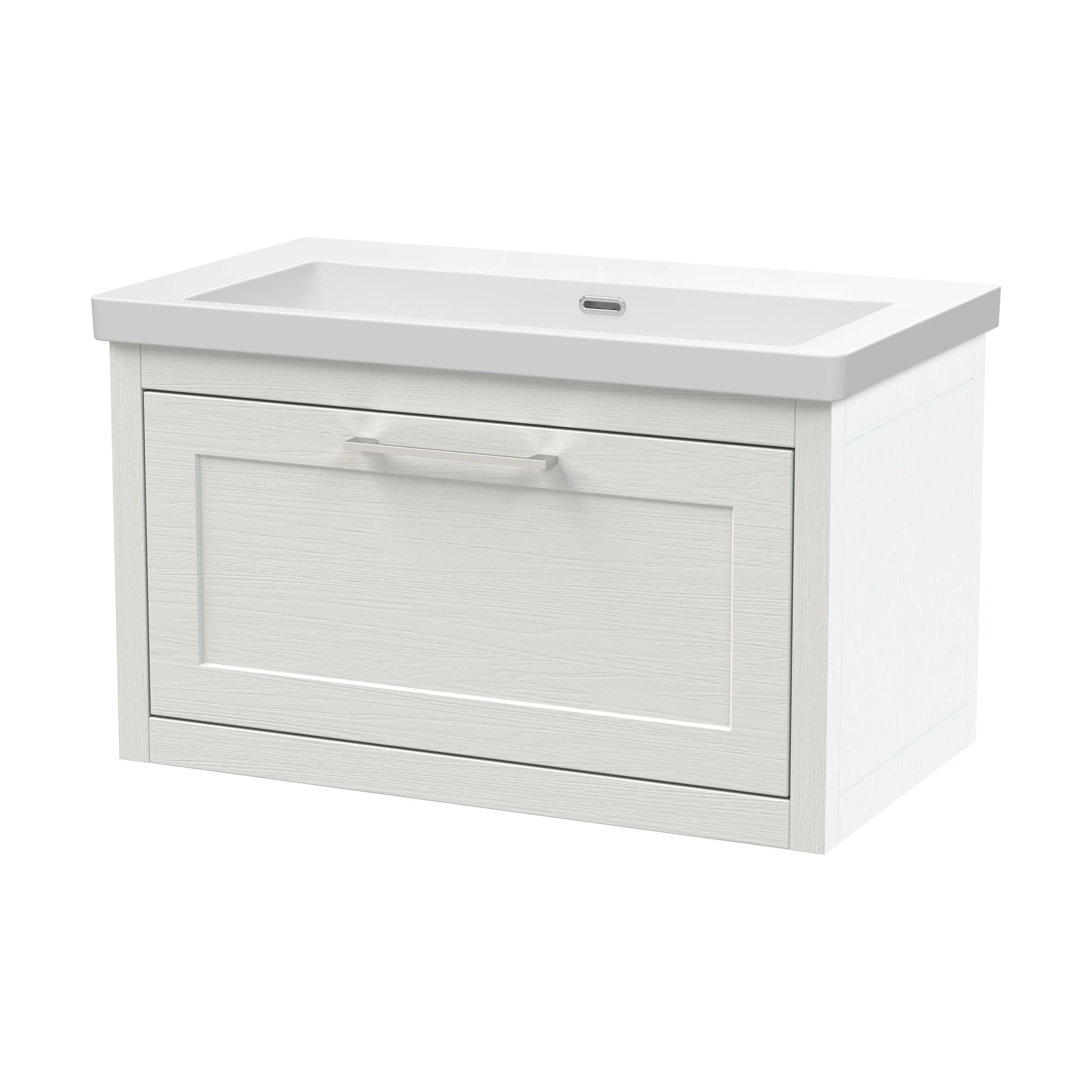 Blithbury Traditional Bathroom Wall Hung Vanity with Modern Fireclay Basin Unit - Choice of Size, Colour and Basin Type - Image 58