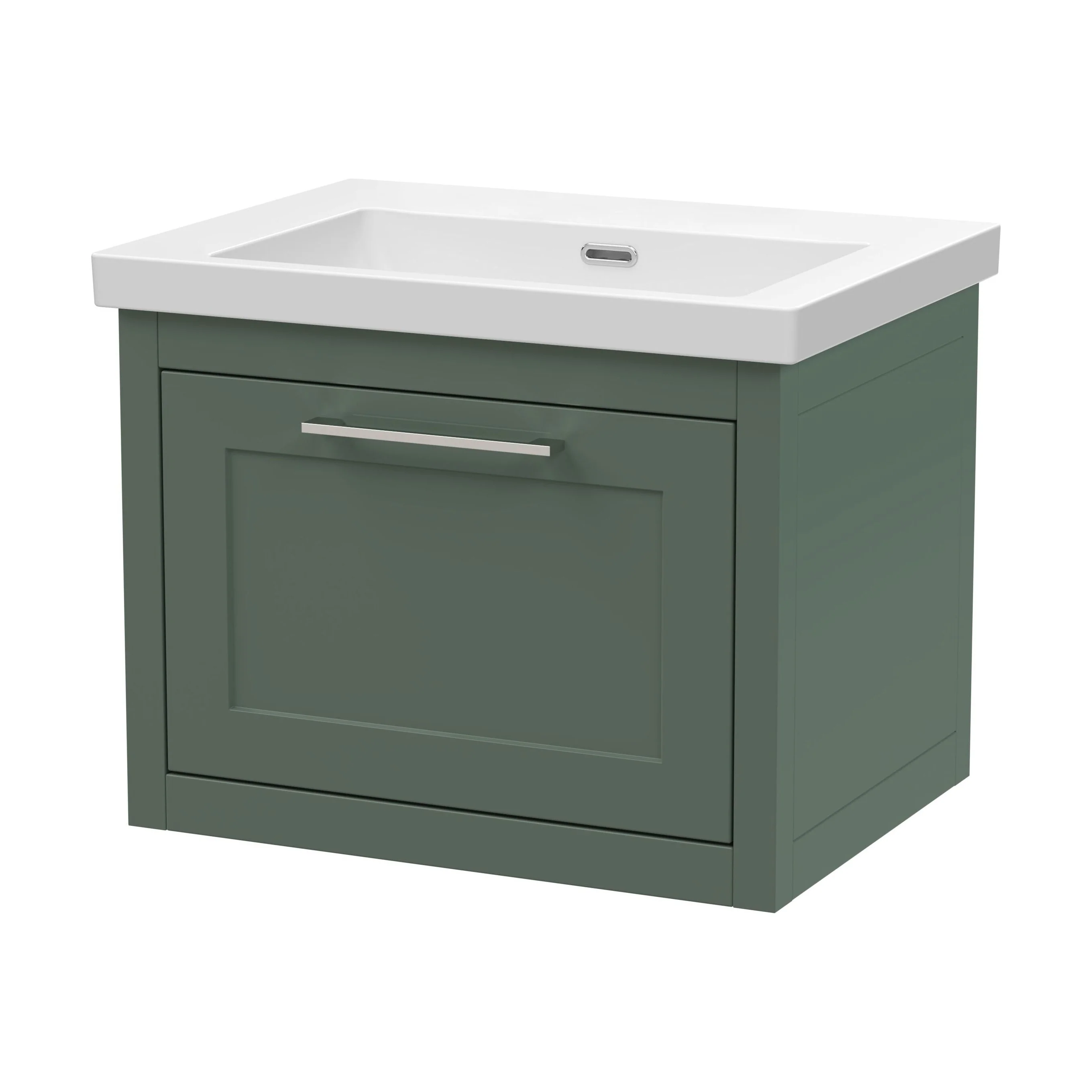 Blithbury Traditional Bathroom Wall Hung Vanity with Modern Fireclay Basin Unit - Choice of Size, Colour and Basin Type - Image 67