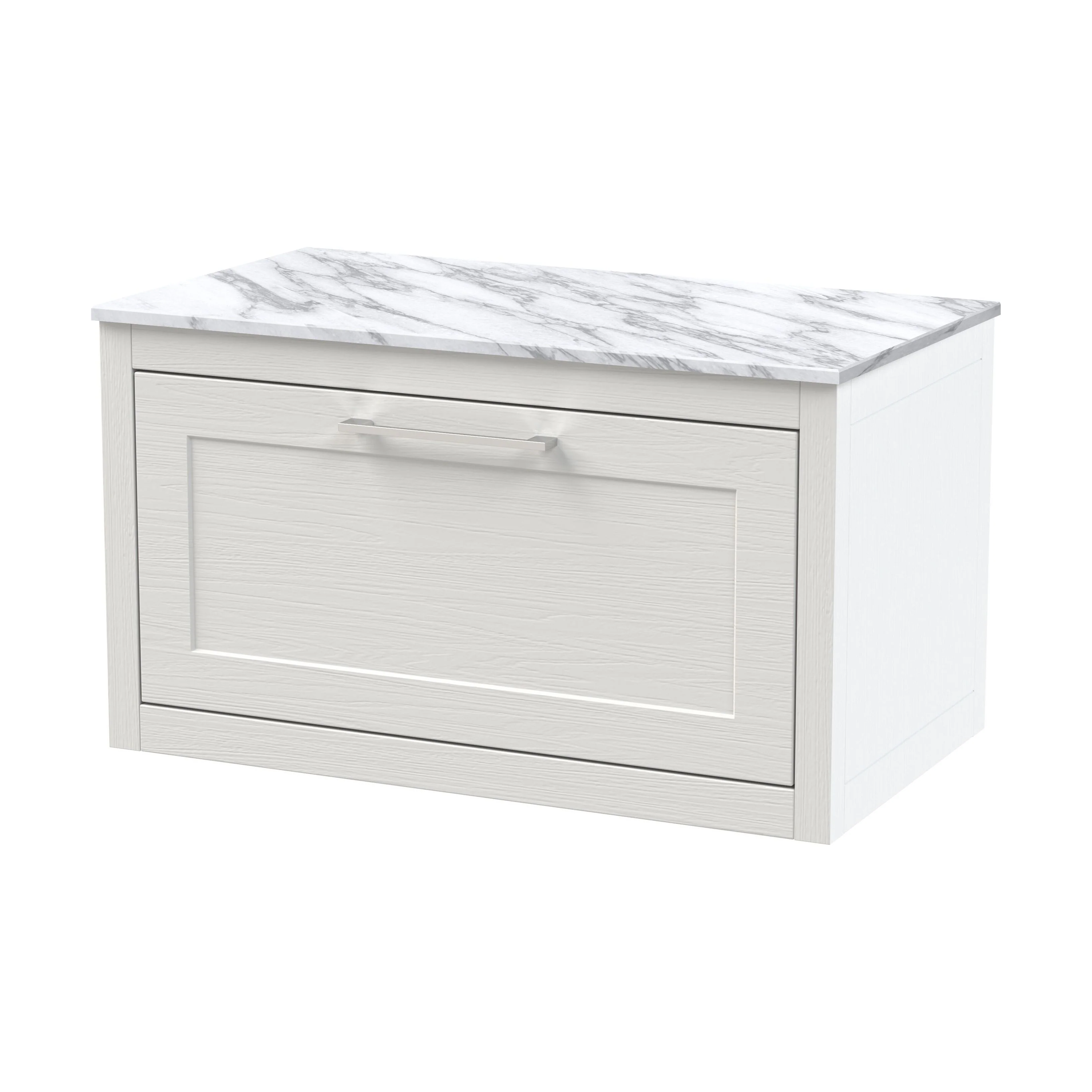 Blithbury Traditional Bathroom Wall Hung Vanity Unit and Worktop - Choice of Size and Colour - Image 31