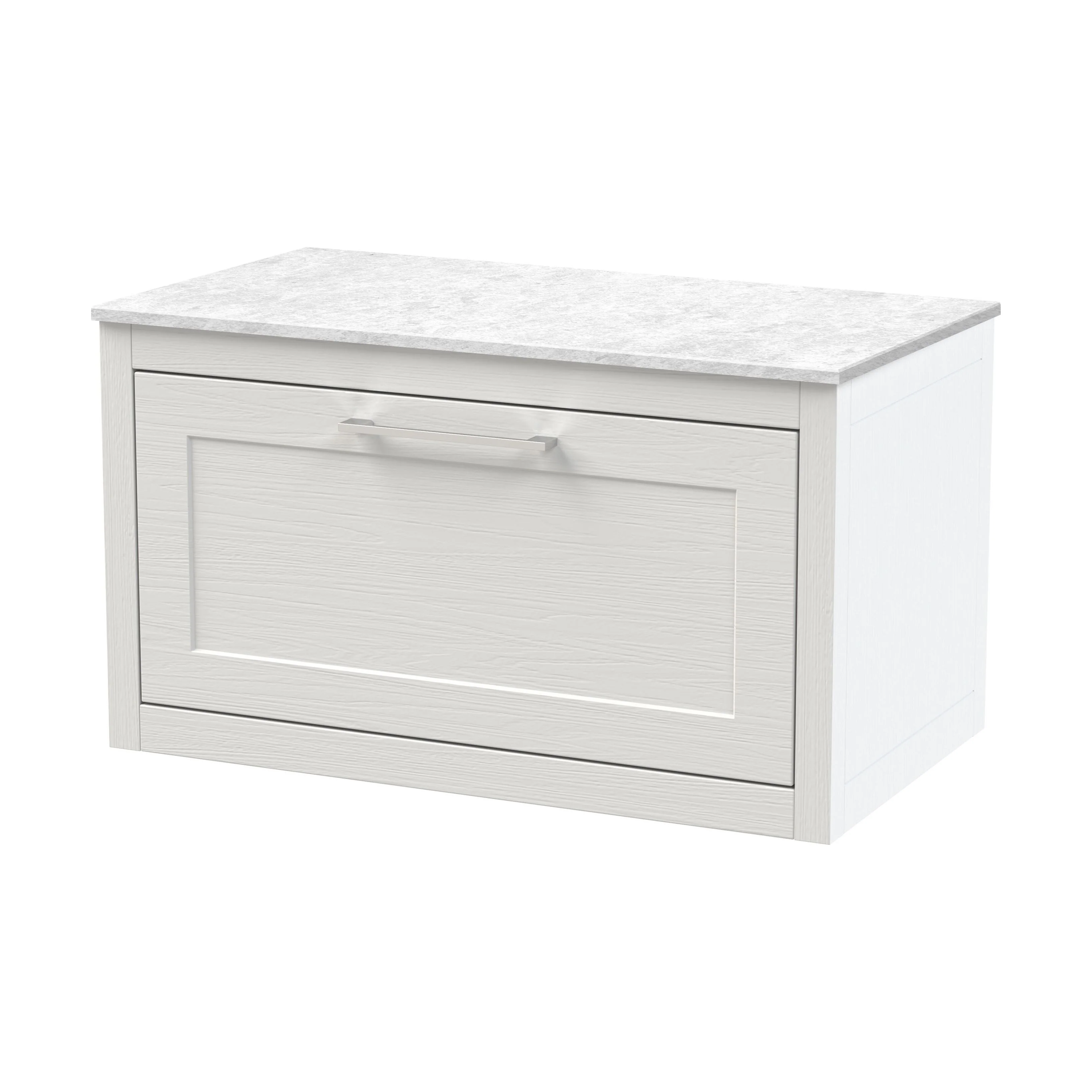 Blithbury Traditional Bathroom Wall Hung Vanity Unit and Worktop - Choice of Size and Colour - Image 33