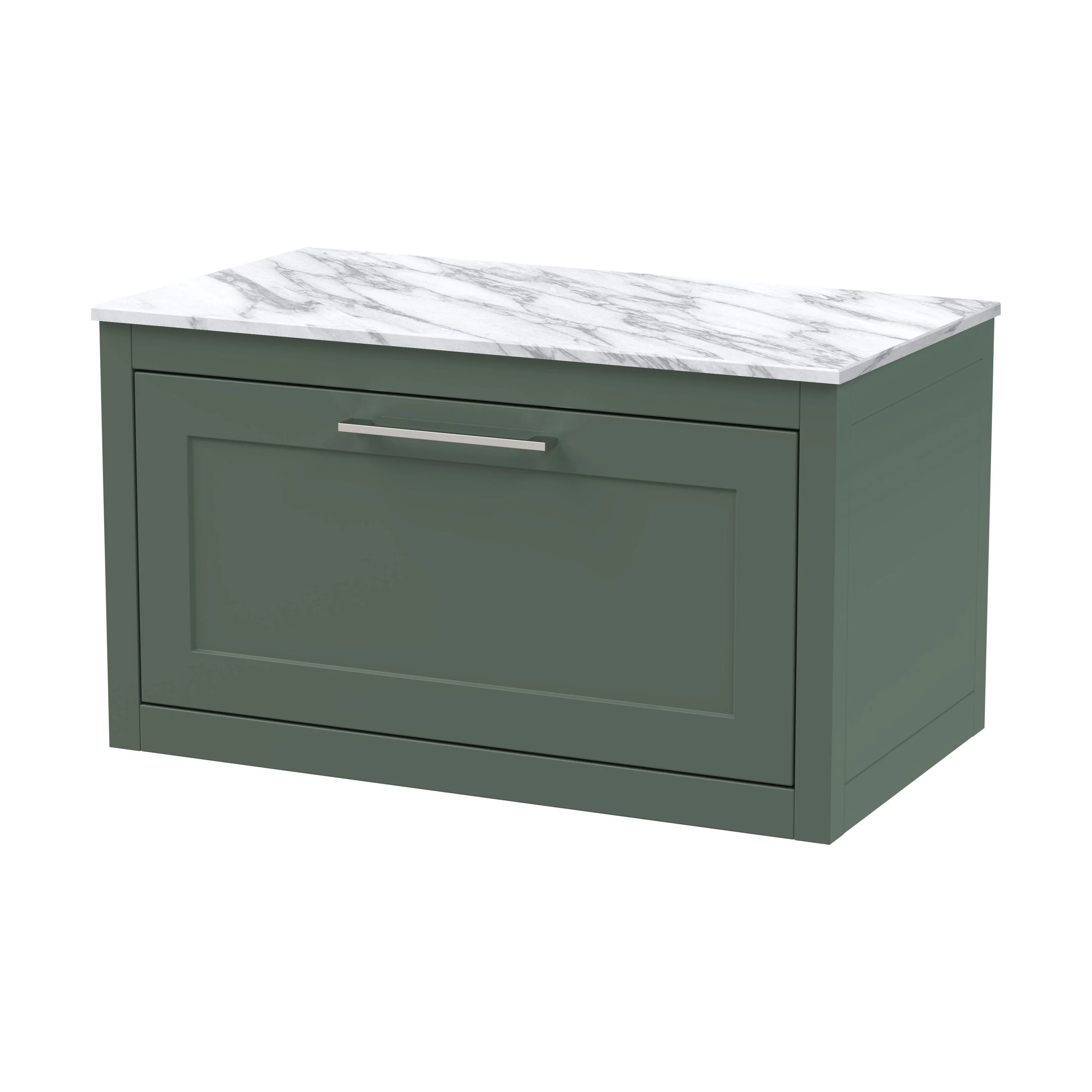 Blithbury Traditional Bathroom Wall Hung Vanity Unit and Worktop - Choice of Size and Colour - Image 43