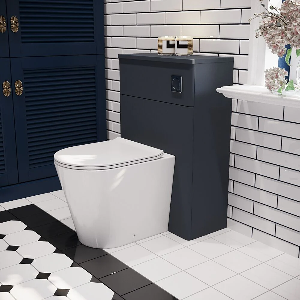 Swynnerton Traditional Floor Standing WC Toilet Unit, 500mm, Choice of Colour - Image 11