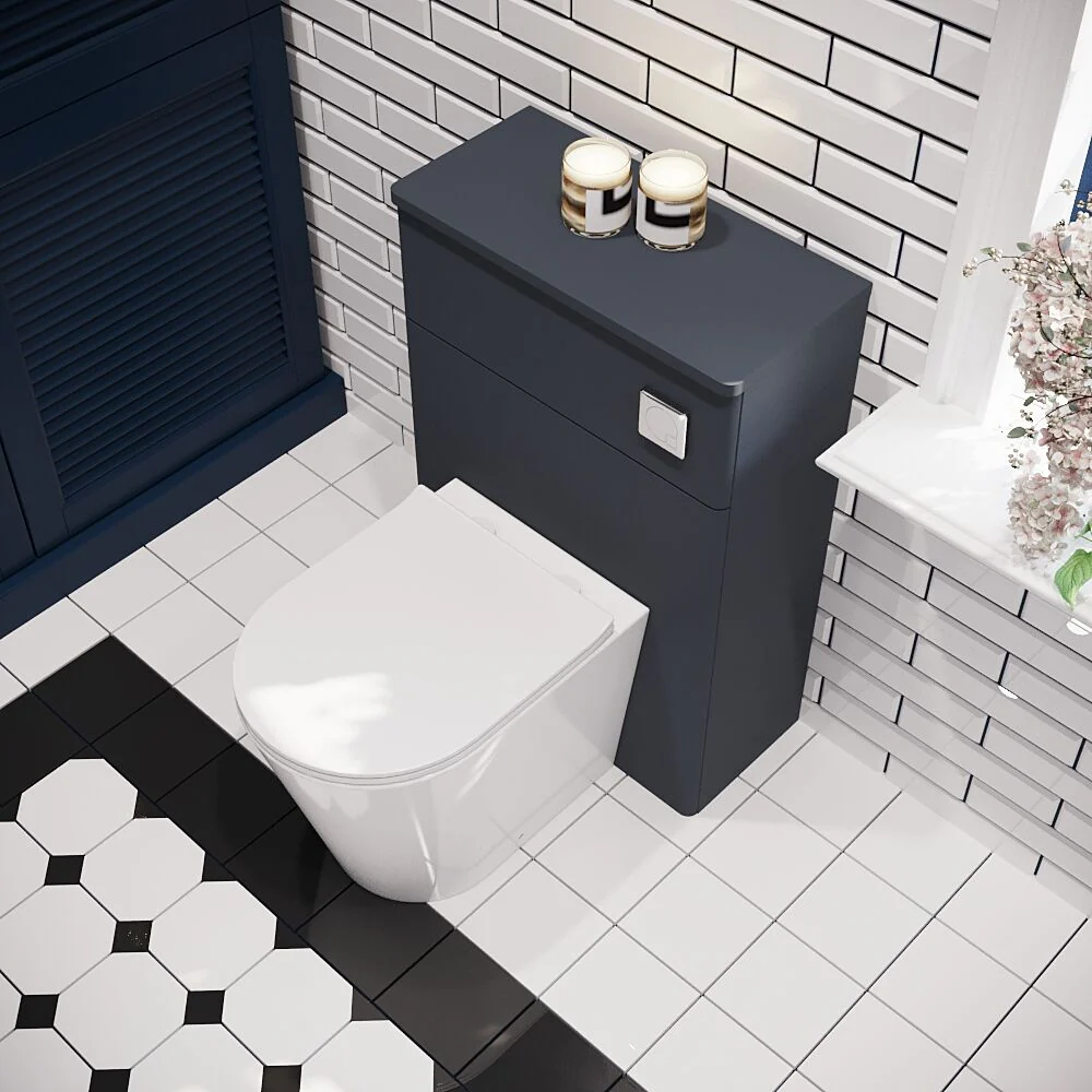 Swynnerton Traditional Floor Standing WC Toilet Unit, 500mm, Choice of Colour - Image 7