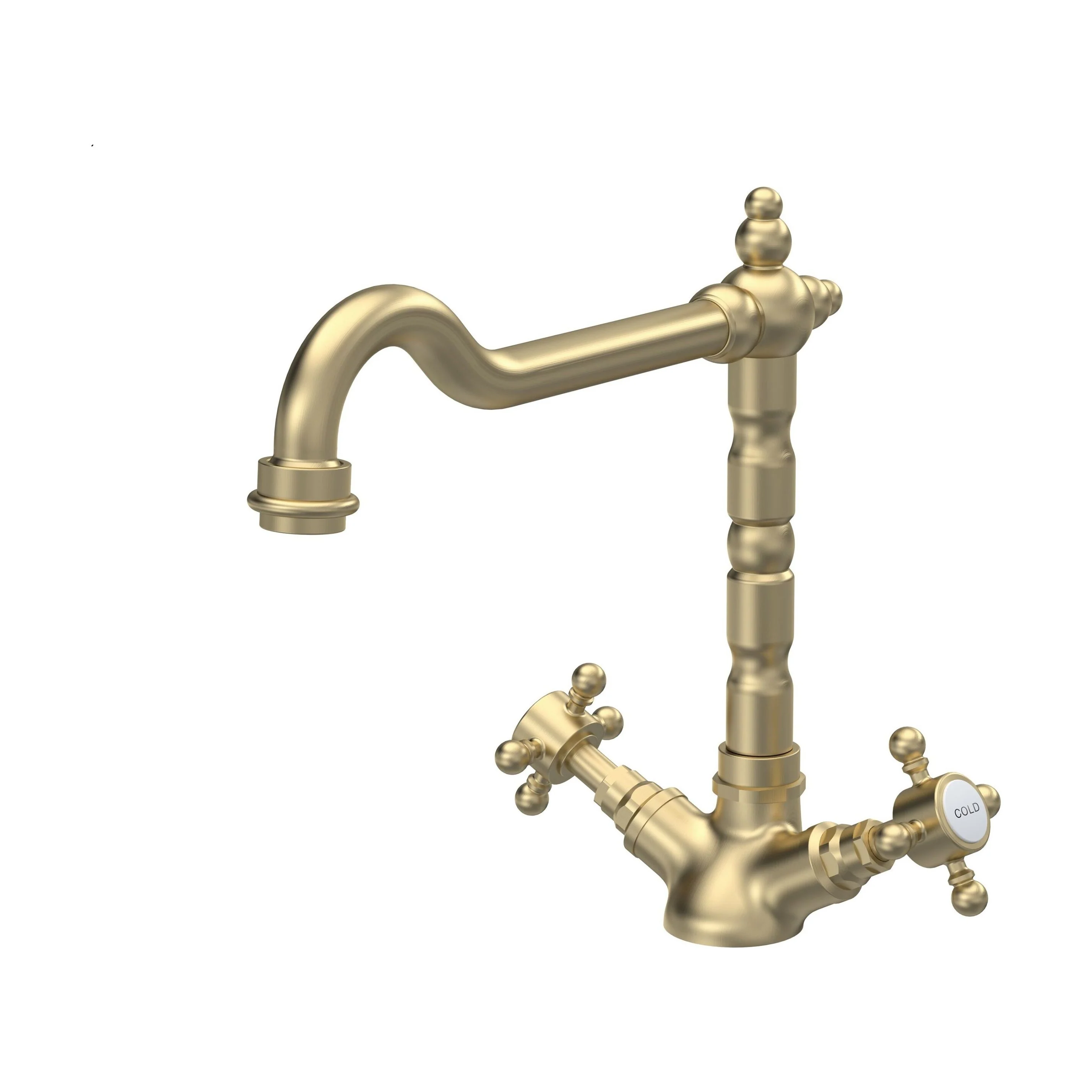 Norbury Traditional French Classic Mono Sink Mixer Tap - Choice of Colour - Image 13