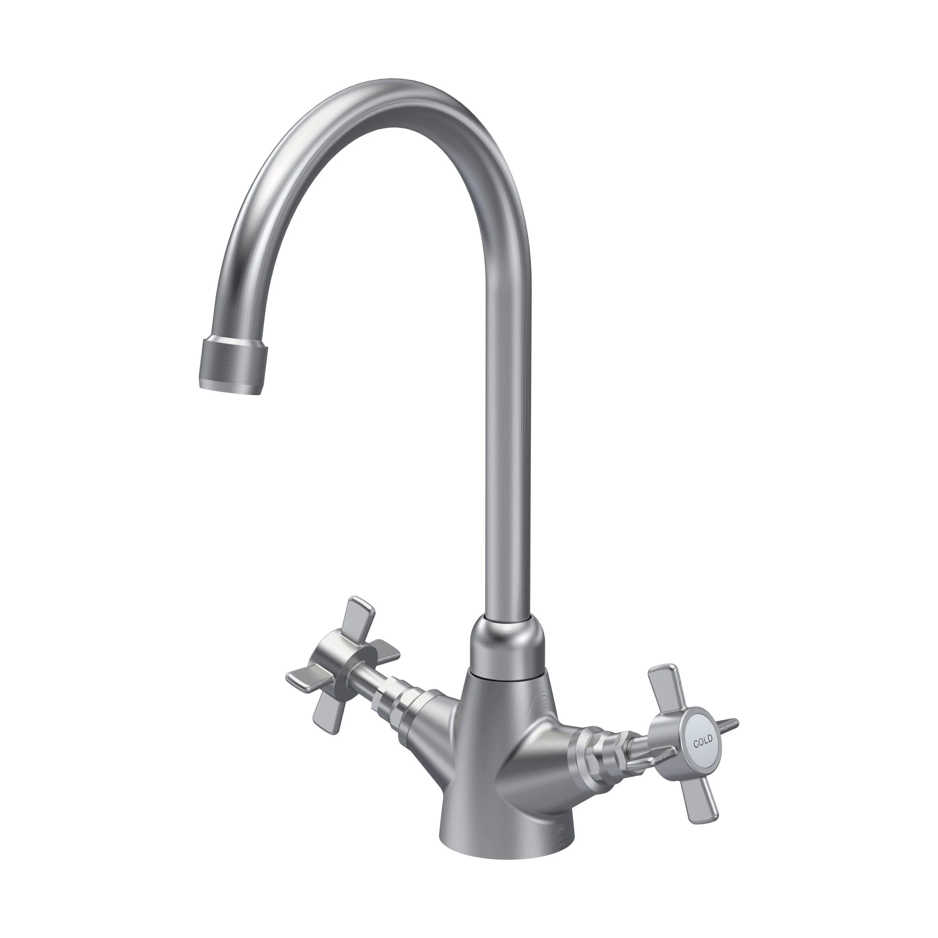 Norbury Mono Mixer Kitchen Tap - Multiple Handle and Finish Options Available - Image 23