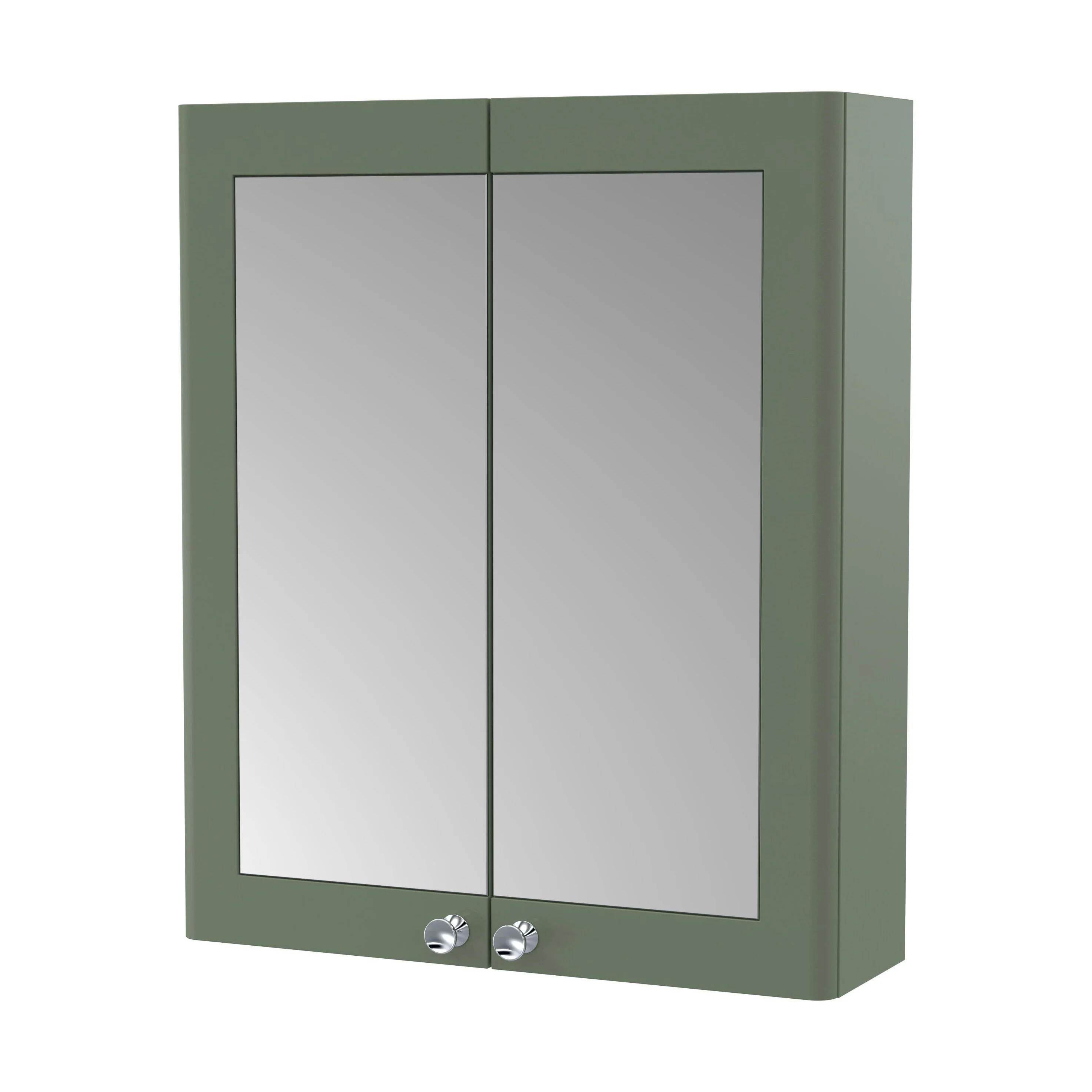 Swynnerton Traditional Wall Hung 2 Soft Close Door Mirror Cabinet, 600mm - Choice of Colour - Image 5