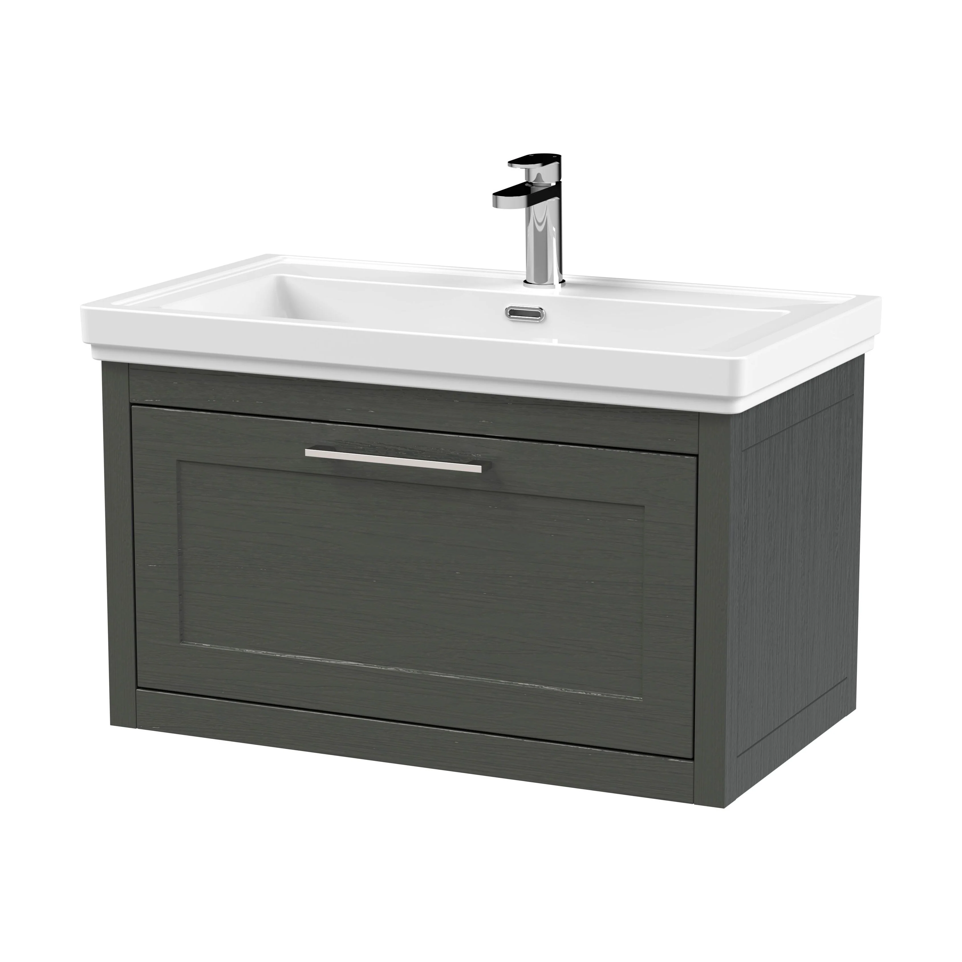 Blithbury Traditional Wall Hung Vanity Basin Unit with Fireclay Basin - Choice of Size, Colour and Basin Type - Image 55