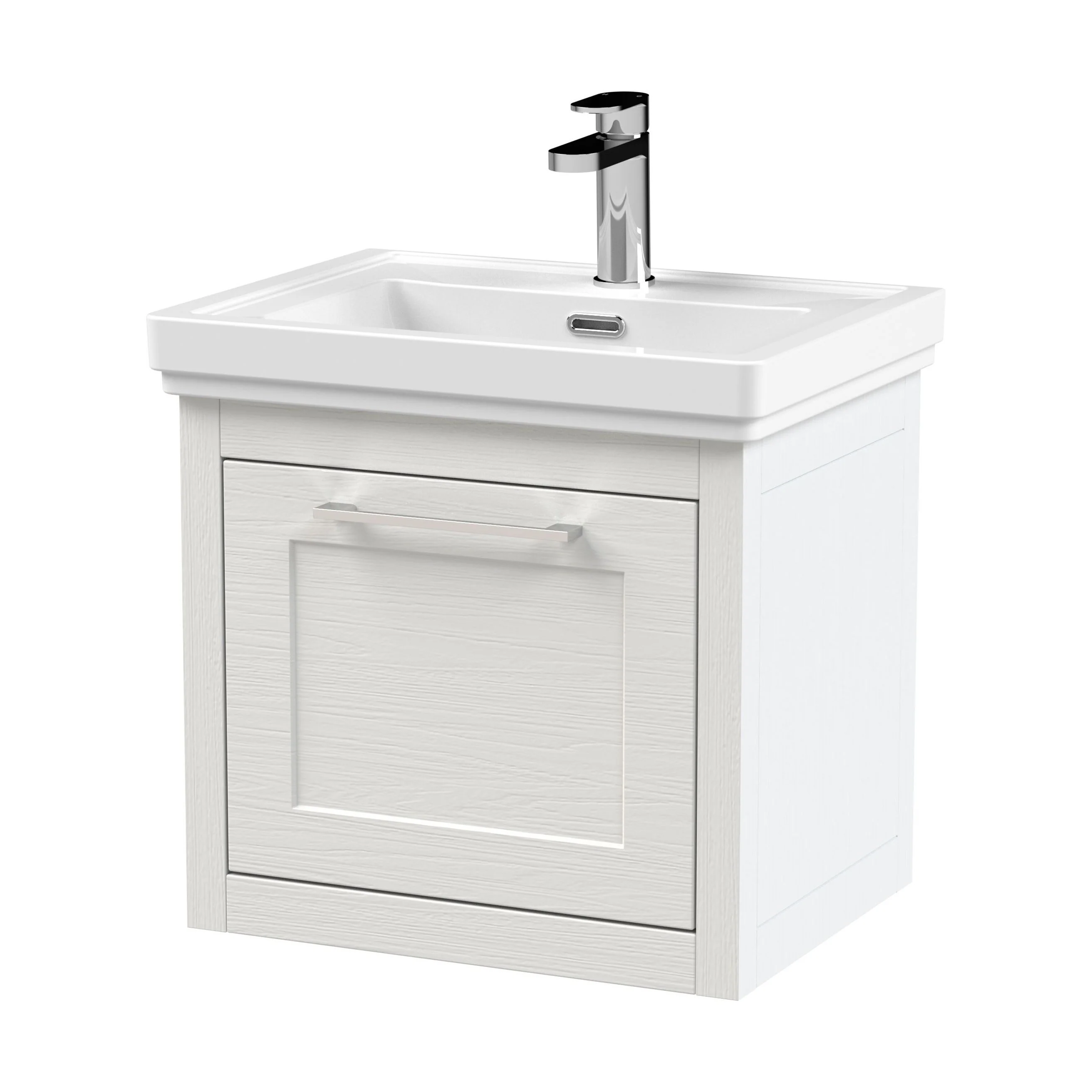 Blithbury Traditional Wall Hung Vanity Basin Unit with Fireclay Basin - Choice of Size, Colour and Basin Type - Image 58
