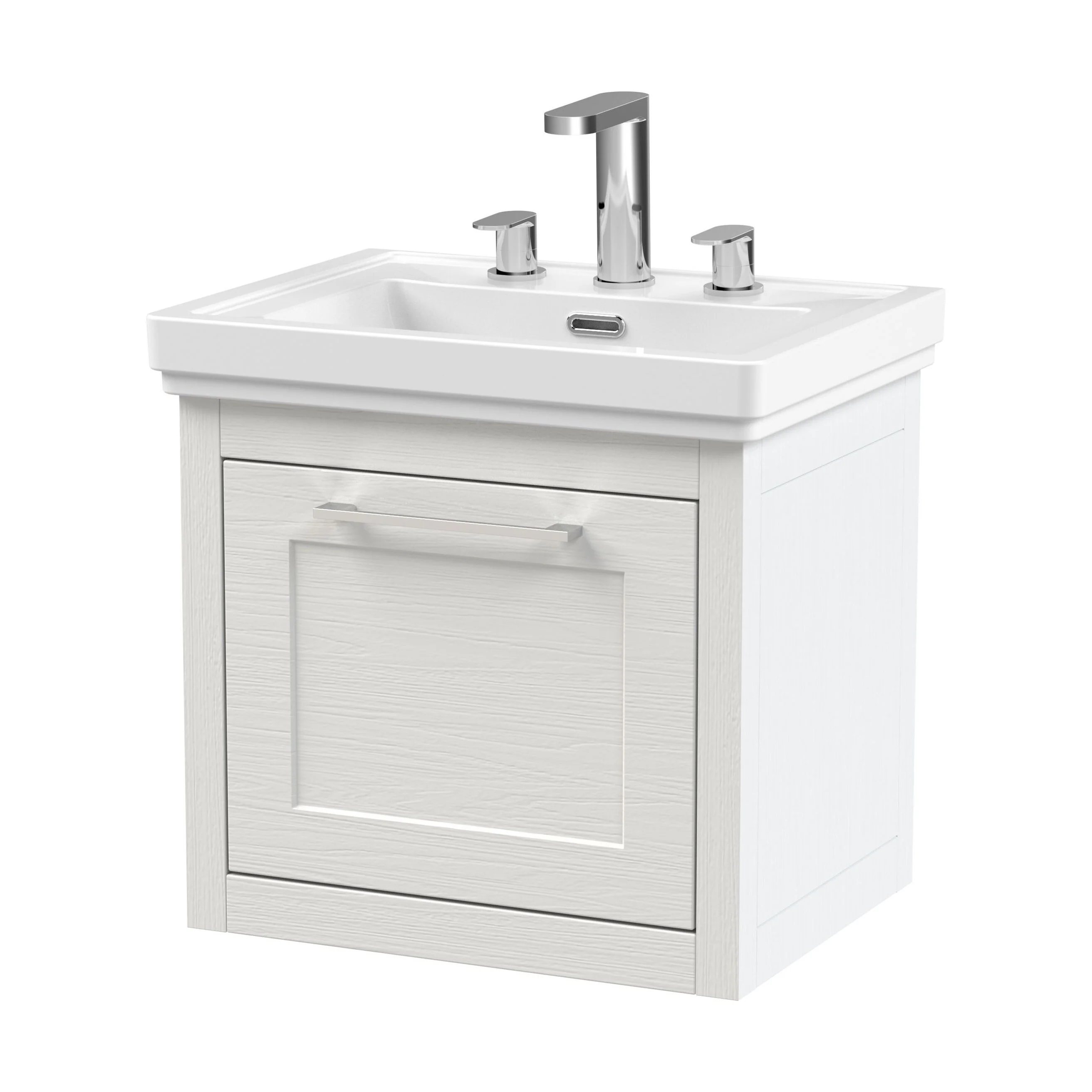 Blithbury Traditional Wall Hung Vanity Basin Unit with Fireclay Basin - Choice of Size, Colour and Basin Type - Image 59