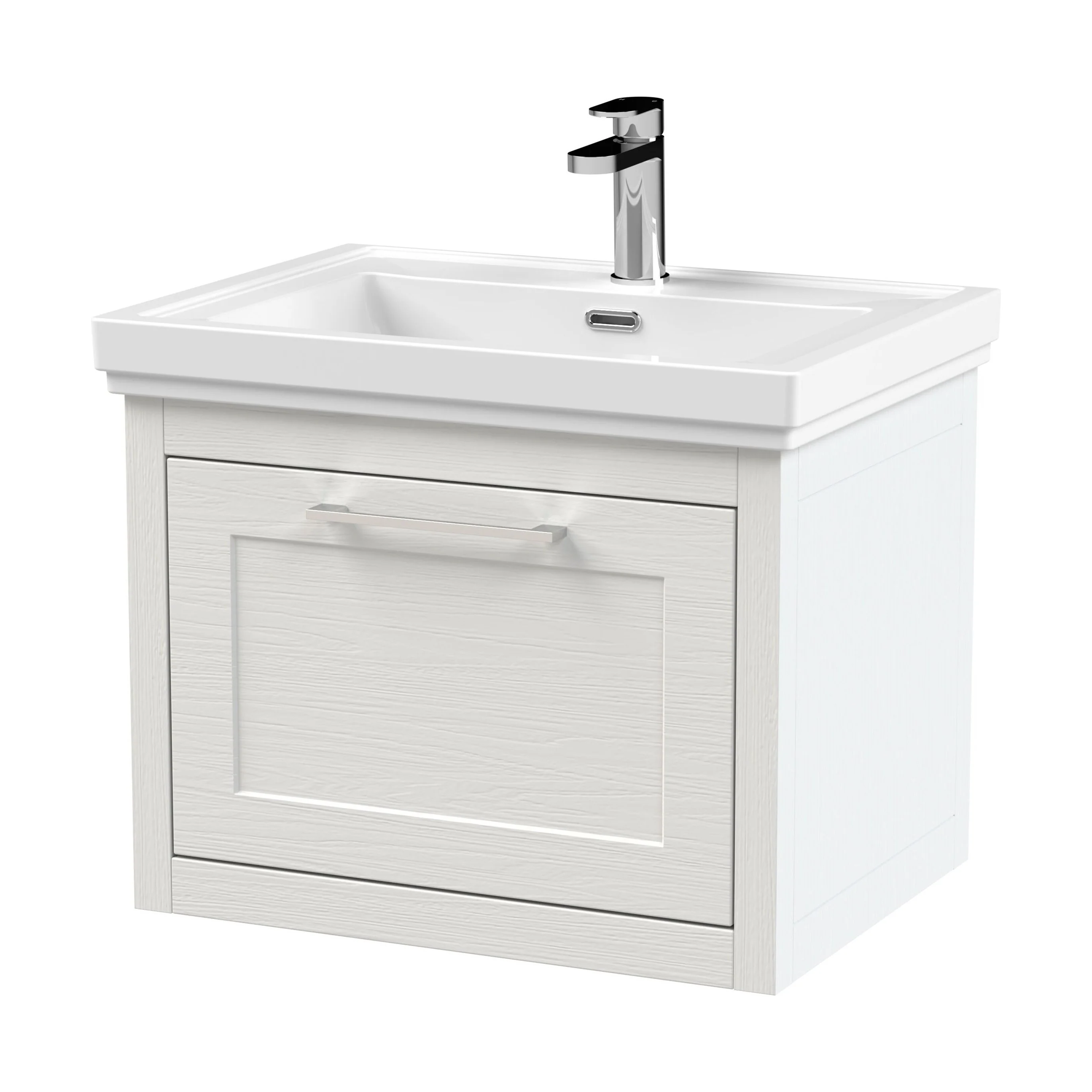 Blithbury Traditional Wall Hung Vanity Basin Unit with Fireclay Basin - Choice of Size, Colour and Basin Type - Image 61
