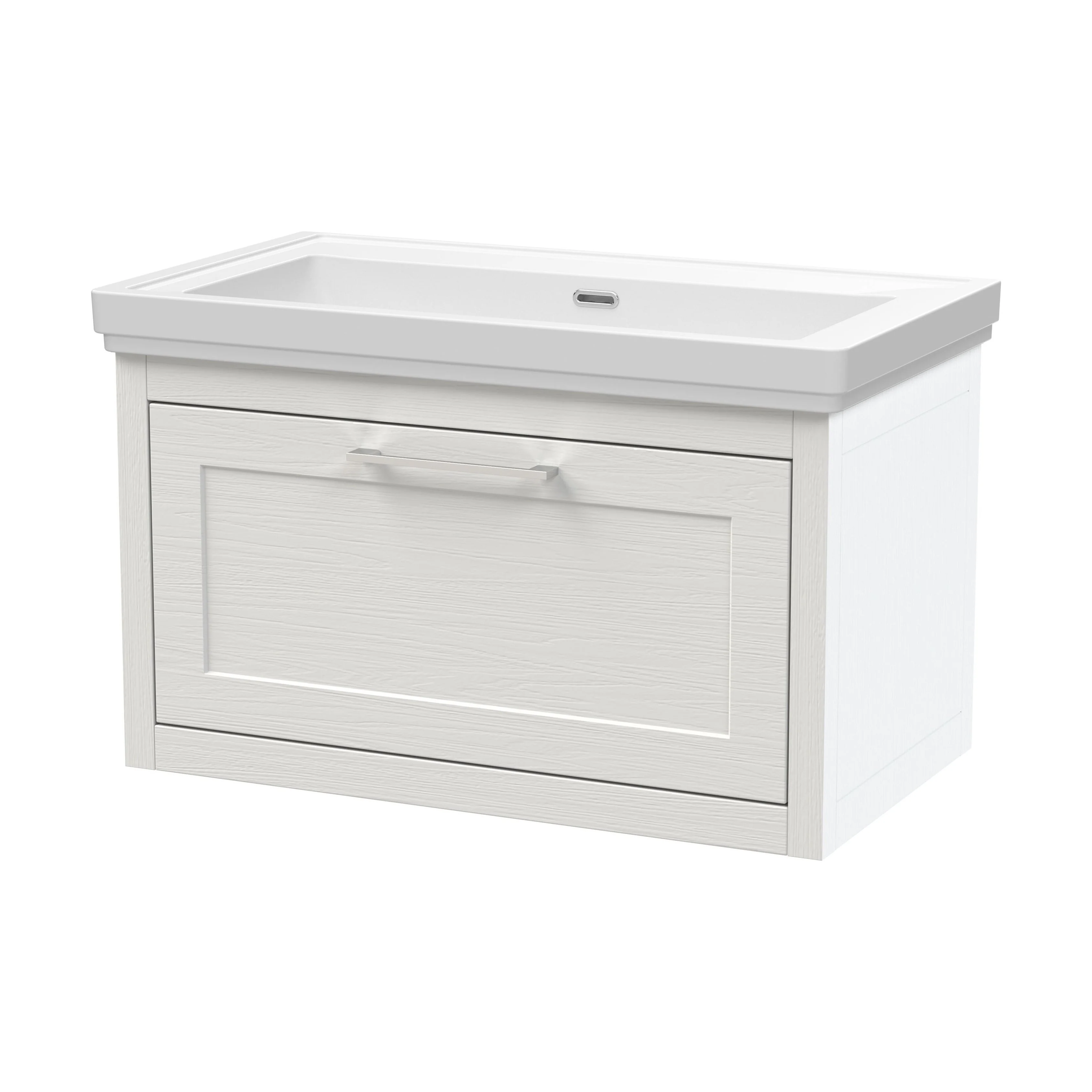 Blithbury Traditional Wall Hung Vanity Basin Unit with Fireclay Basin - Choice of Size, Colour and Basin Type - Image 66