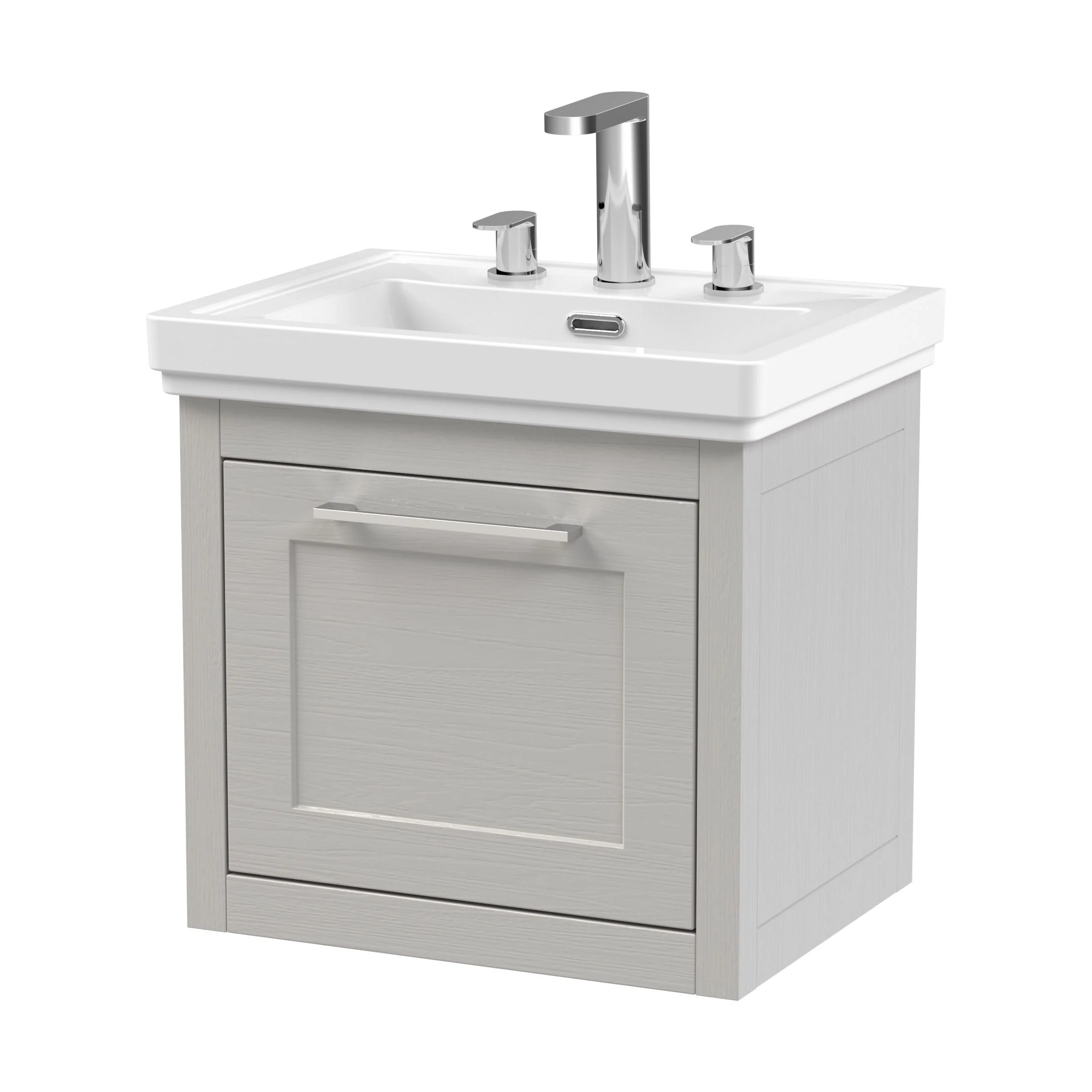 Blithbury Traditional Wall Hung Vanity Basin Unit with Fireclay Basin - Choice of Size, Colour and Basin Type - Image 68