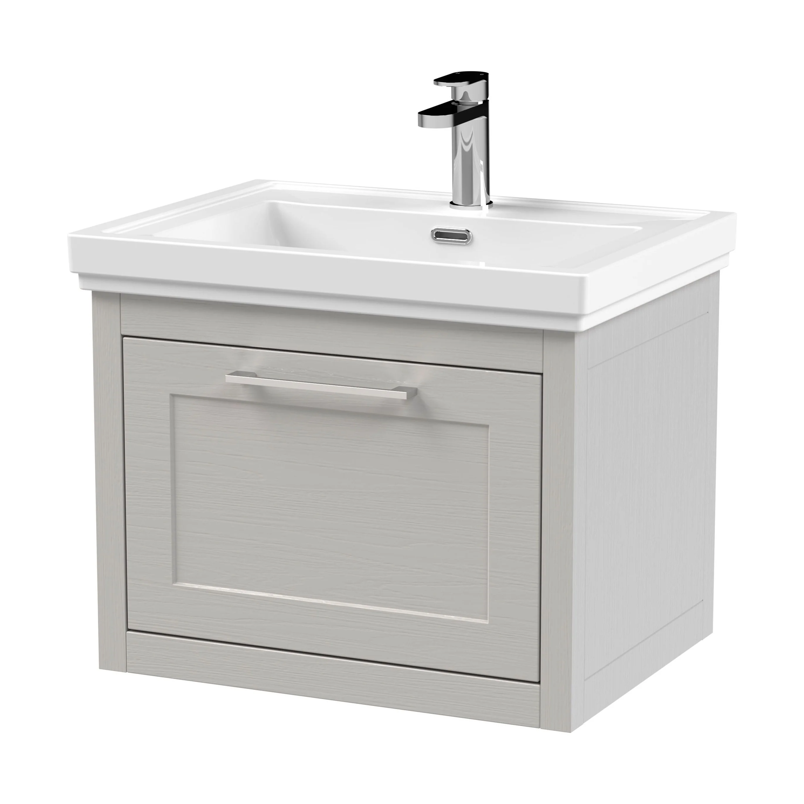 Blithbury Traditional Wall Hung Vanity Basin Unit with Fireclay Basin - Choice of Size, Colour and Basin Type - Image 70