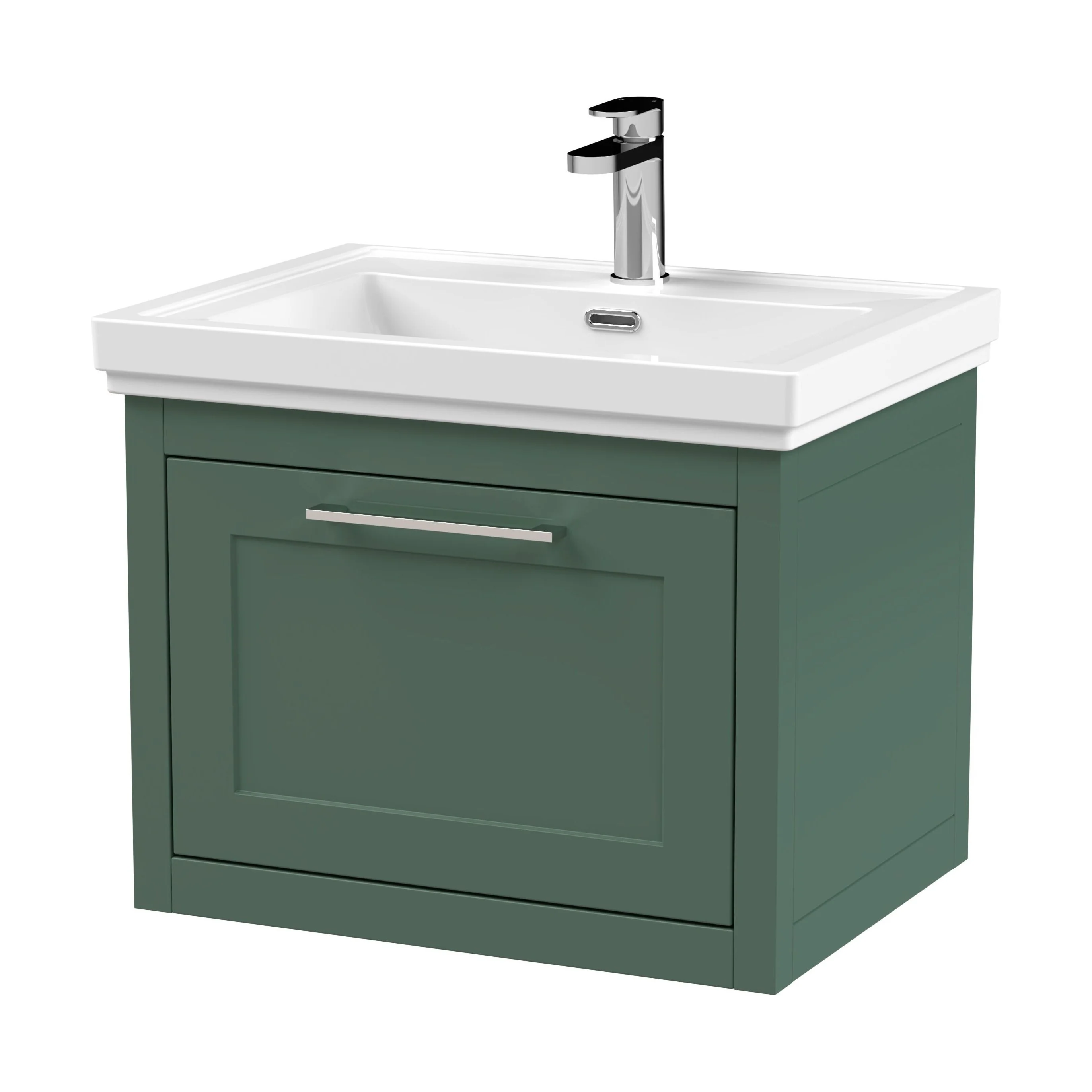 Blithbury Traditional Wall Hung Vanity Basin Unit with Fireclay Basin - Choice of Size, Colour and Basin Type - Image 79