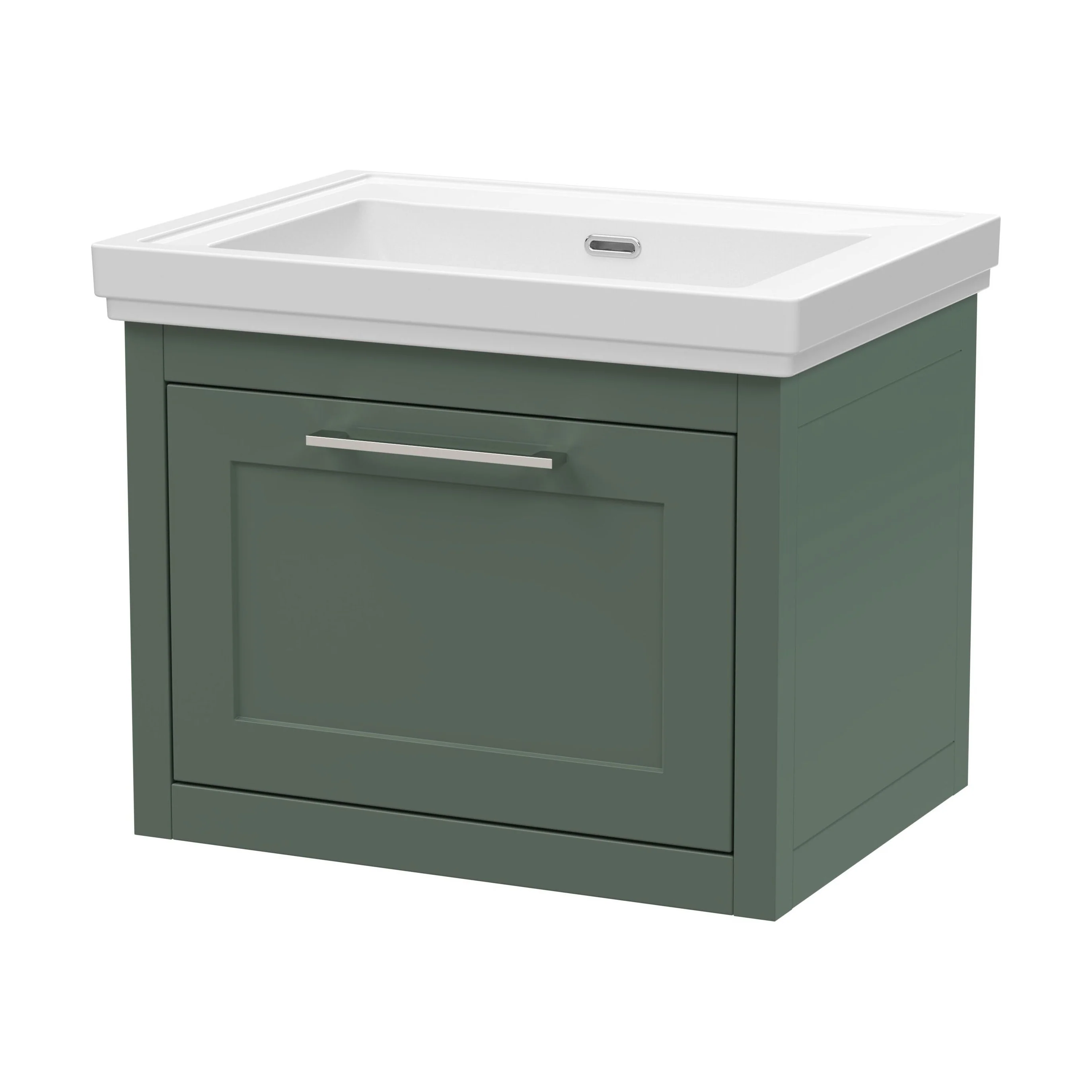 Blithbury Traditional Wall Hung Vanity Basin Unit with Fireclay Basin - Choice of Size, Colour and Basin Type - Image 81