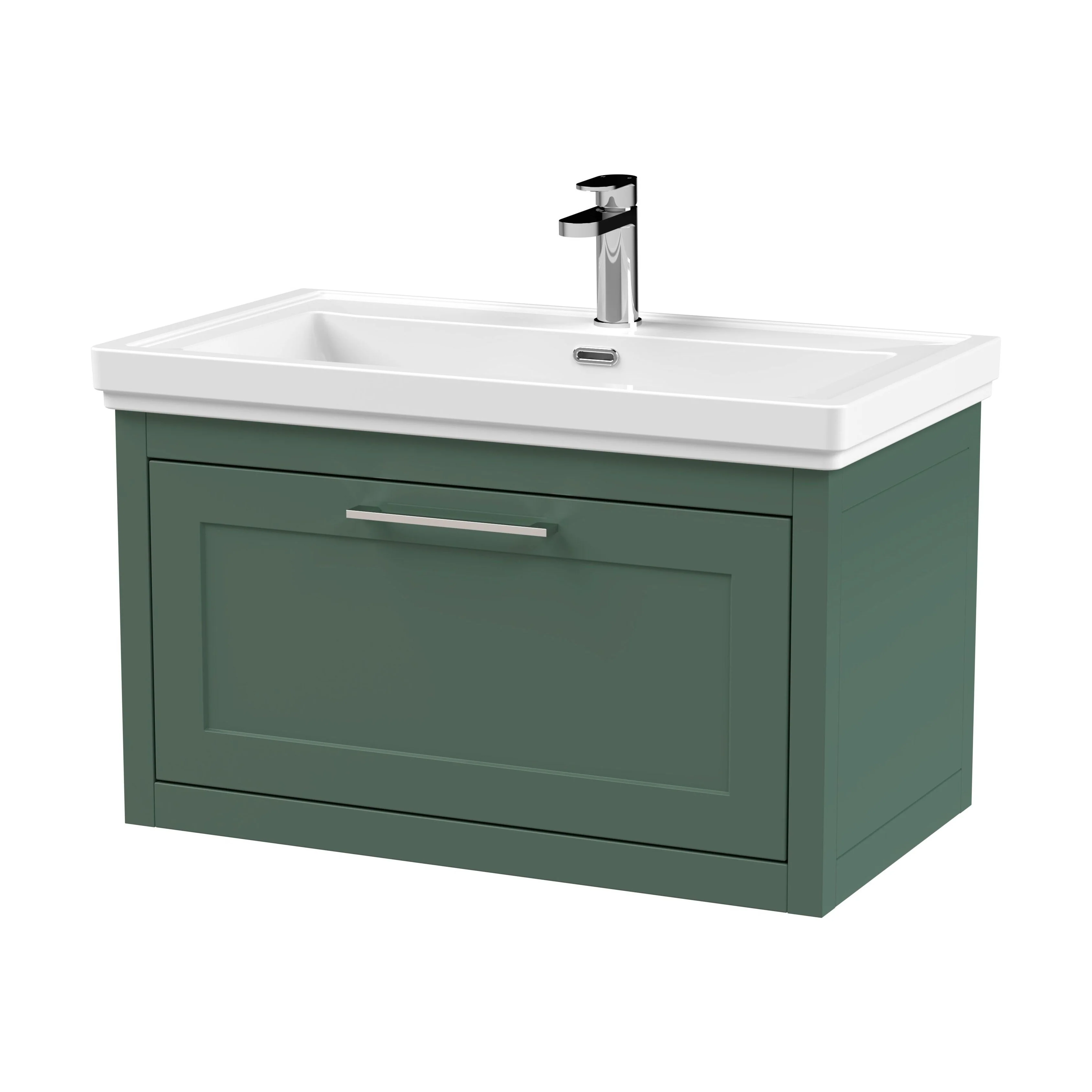 Blithbury Traditional Wall Hung Vanity Basin Unit with Fireclay Basin - Choice of Size, Colour and Basin Type - Image 82