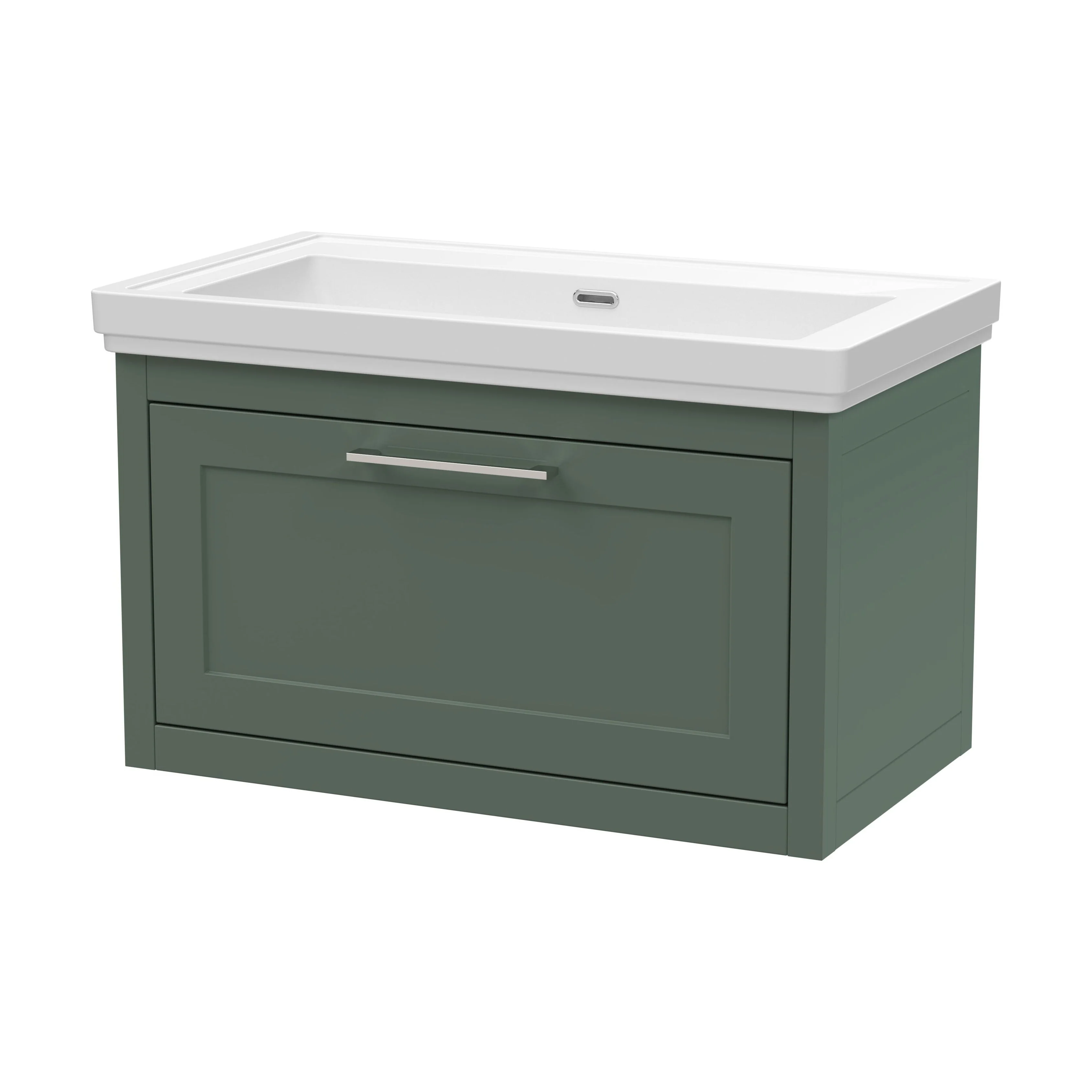 Blithbury Traditional Wall Hung Vanity Basin Unit with Fireclay Basin - Choice of Size, Colour and Basin Type - Image 84