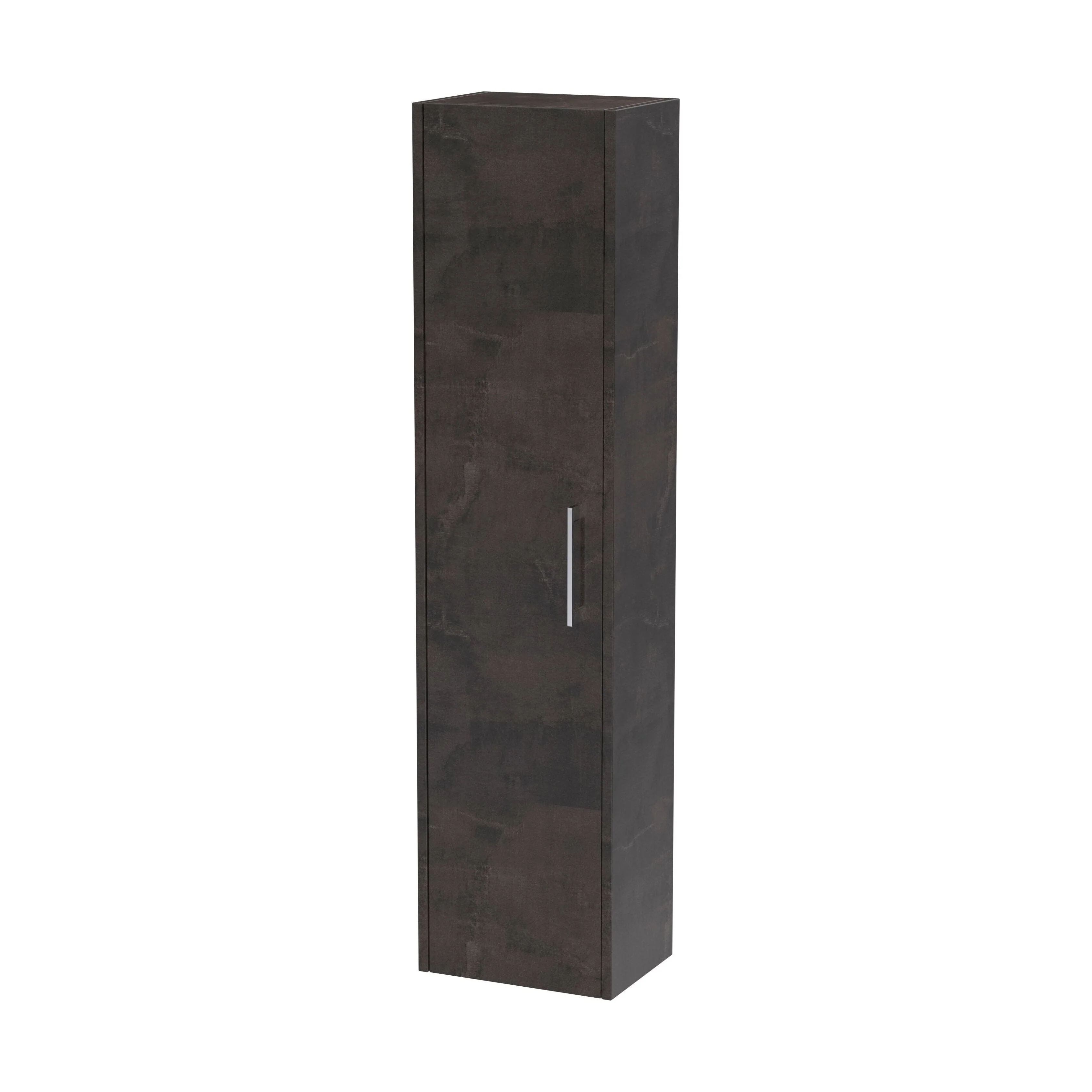 Winshill Wall Hung 1 Door Tall Cabinet - Metallic Slate - 350mm